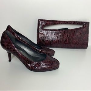 Stuart Weitzman Heels and Purse